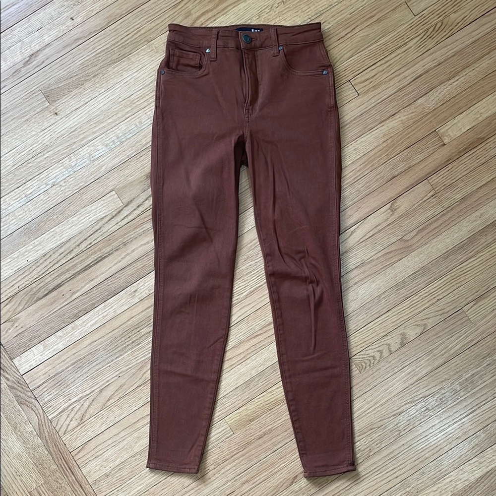 Kut from the Kloth Burnt Orange Skinny Jeans